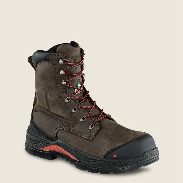Red Wing Safety Boots Dark Grey - Red Wing Mens King Toe® Adc - 8-inch Insulated Waterproof Csa Toe